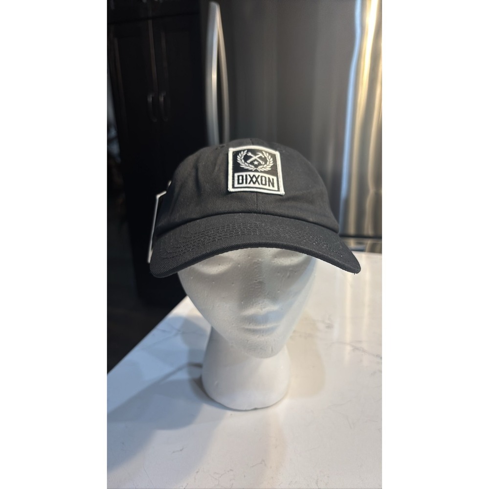 Dixxon Flannel Co Hat Black Strapback Cap Hammer Wrench Logo Patch